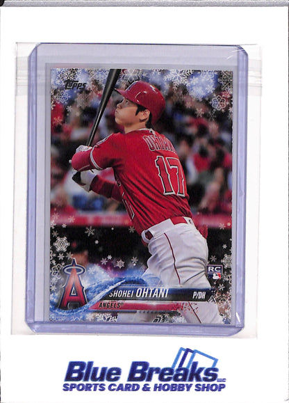 2018 Topps - Holiday - snowflake - Shohei Ohtani - RC - #HMW17 - baseball - Angels