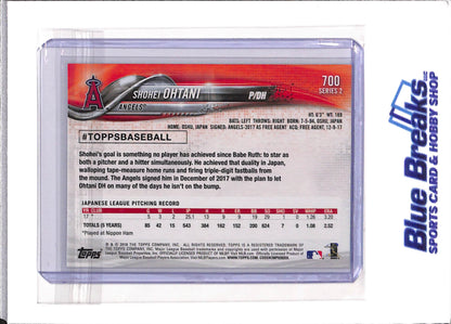 2018 Topps - Series 2 - Shohei Ohtani - RC - #700 - baseball - Angels