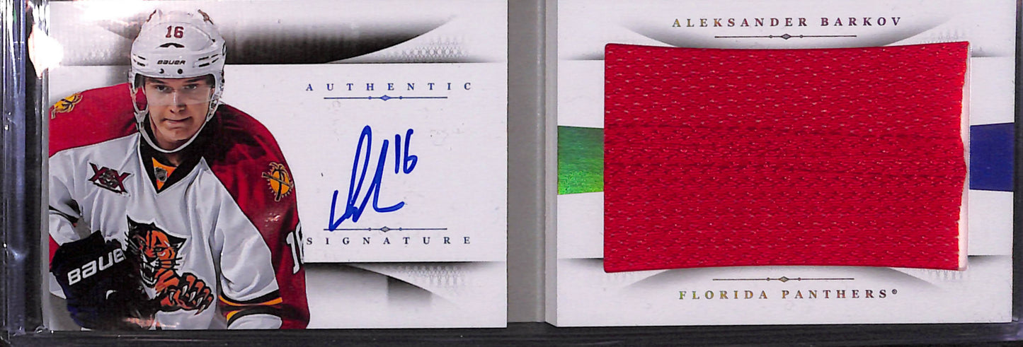 2013-14 Panini - National Treasures - Aleksander Barkov - auto relic - 48/49 - RC - #RB-AB - hockey - Panthers