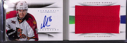 2013-14 Panini - National Treasures - Aleksander Barkov - auto relic - 48/49 - RC - #RB-AB - hockey - Panthers