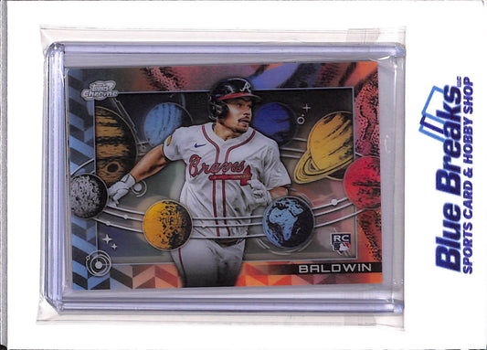 2025 Topps - Chrome Cosmic - Planetarium - Drake Baldwin - RC - #P-12 - baseball - Braves