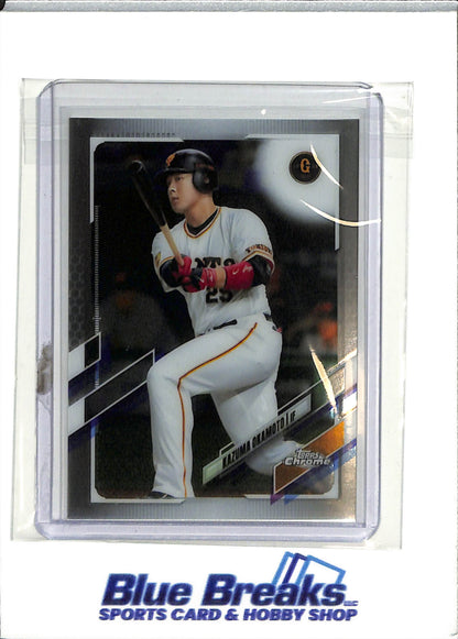 2021 Topps Chrome - Nippon - Kazuma Okamoto - #7 - baseball - Yomiuri Giants - Kazuma Okamoto