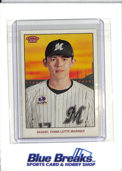 2024 Topps - 206 -NPB - Roki Sasaki - #146 - baseball - Chiba Lotte Marines - Dodgers