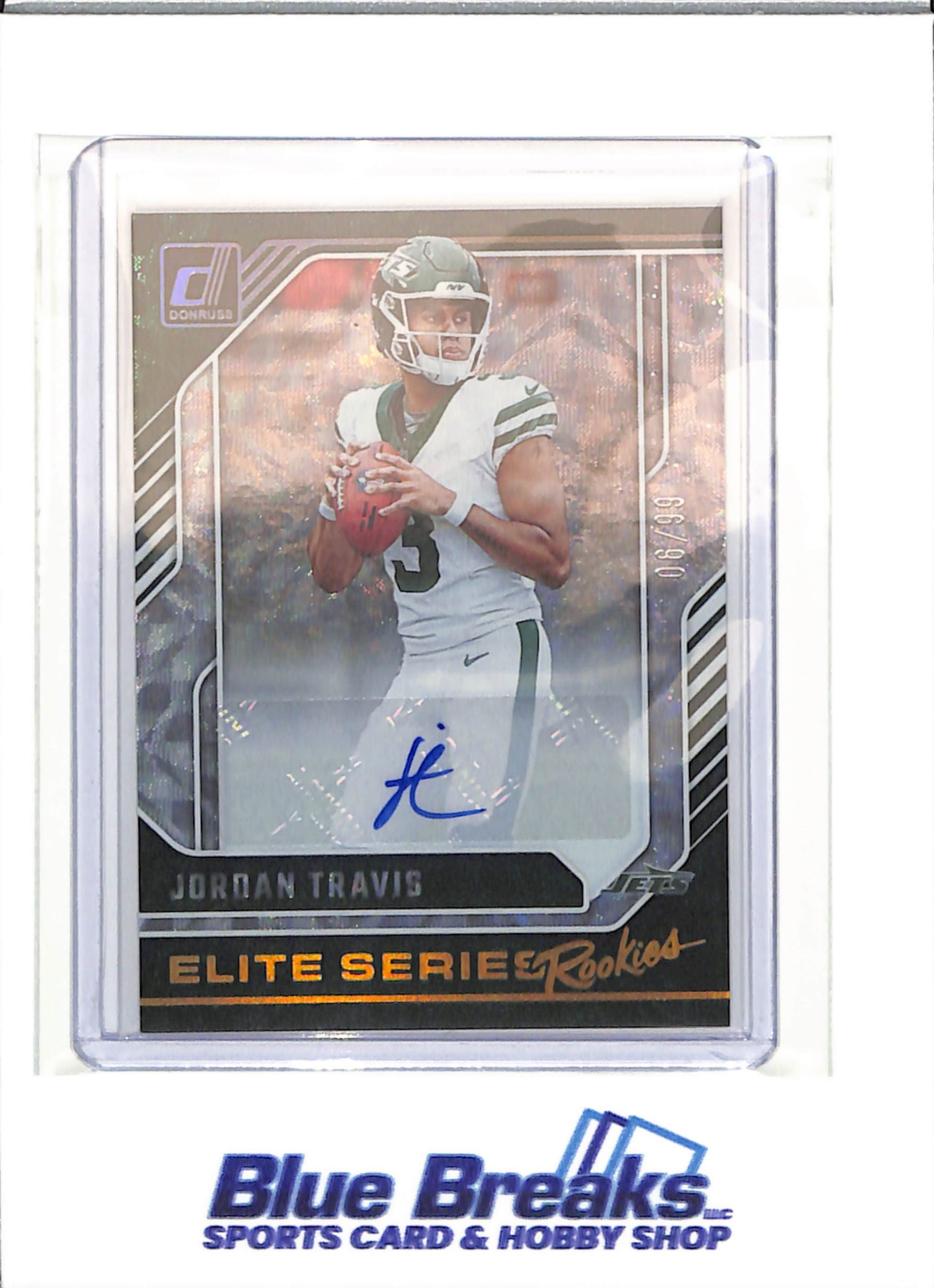 2024 Panini - Donruss - Elite Series Rookies - Jordan Travis - auto - 06/99 - #18 - football - Jets