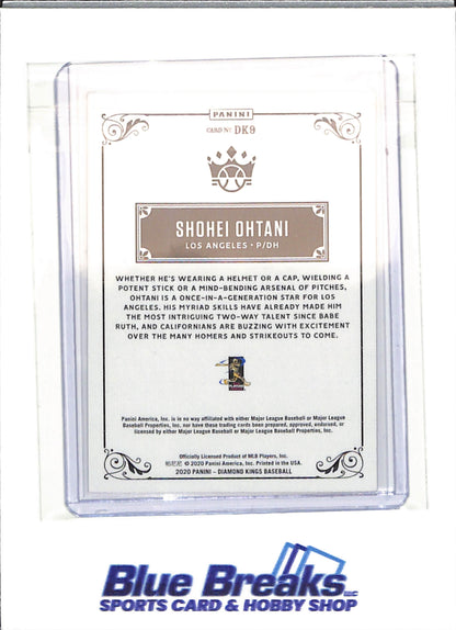 2020 Panini - Diamond Kings - 206 - Shohei Ohtani - #DK9 - baseball - Angels