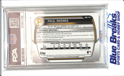 2023 Bowman - Draft - 1st Bowman - Paul Skenes - #BD-14 - PSA 9 - baseball - Pirates