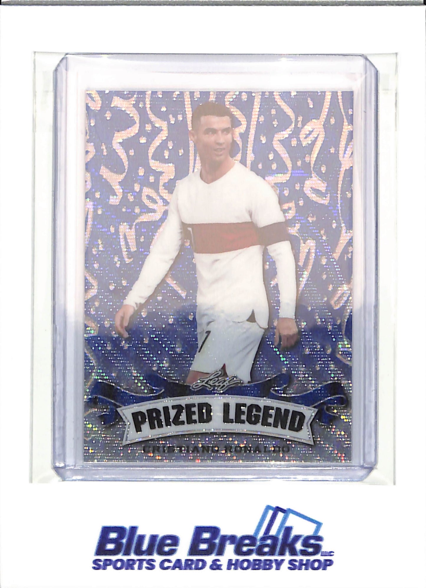 2023 Leaf - Prized Legend - blue - Cristiano Ronaldo - 14/20 - #PL-04 - soccer - Al-Nassr