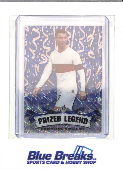 2023 Leaf - Prized Legend - blue - Cristiano Ronaldo - 14/20 - #PL-04 - soccer - Al-Nassr