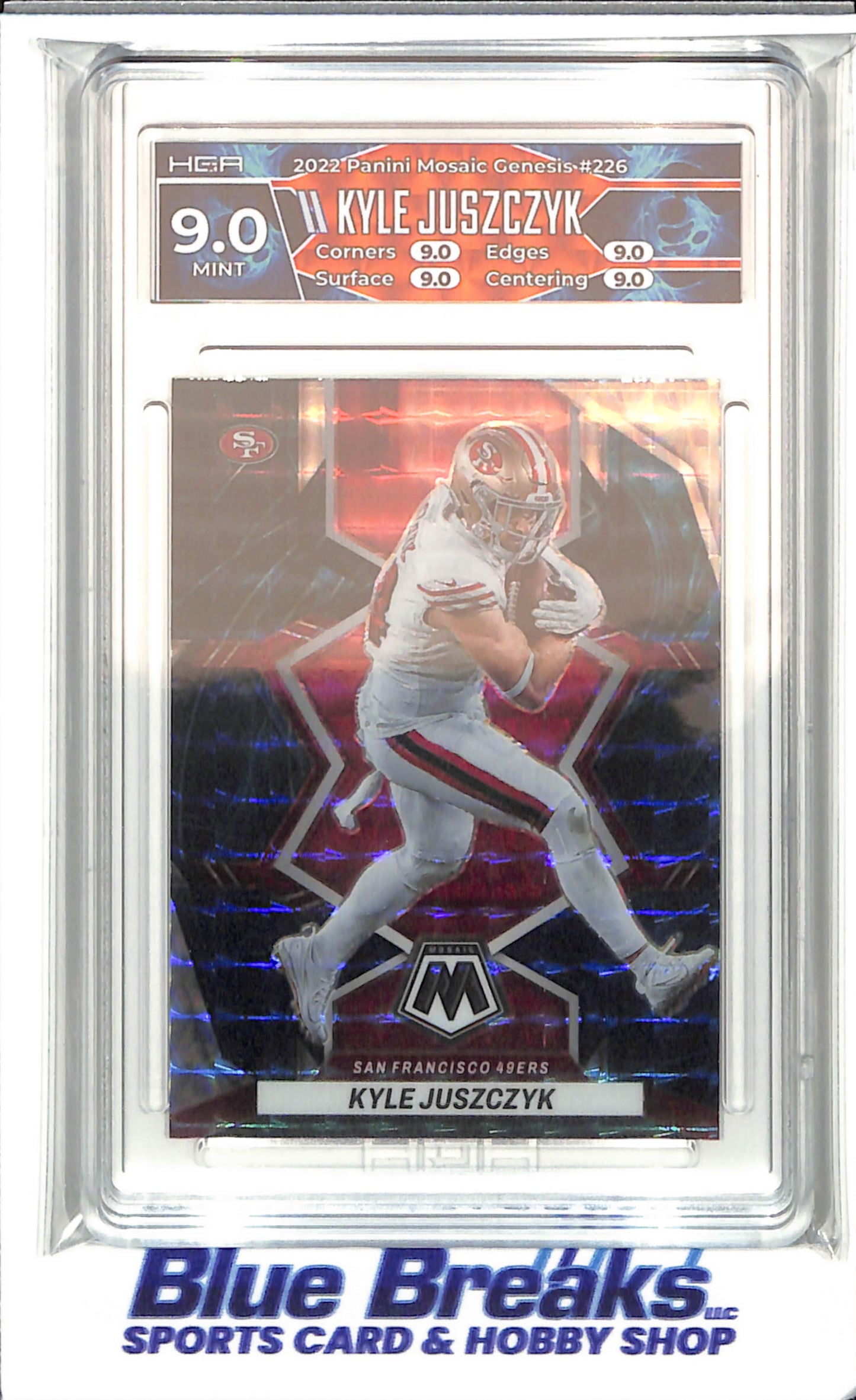 2022 Panini - Mosaic - Genesis - Kyle Juszczyk - #226 - HGA 9 - football - 49ers