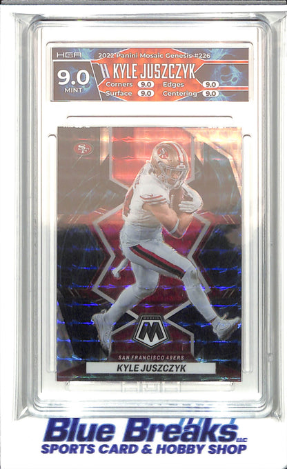 2022 Panini - Mosaic - Genesis - Kyle Juszczyk - #226 - HGA 9 - football - 49ers