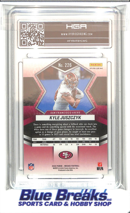 2022 Panini - Mosaic - Genesis - Kyle Juszczyk - #226 - HGA 9 - football - 49ers