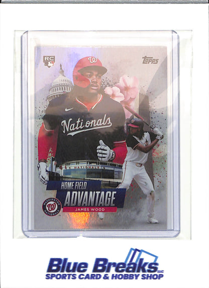 2025 Topps - Home Feld Advantage - James Wood - RC - #HA-9 - baseball - Nationals