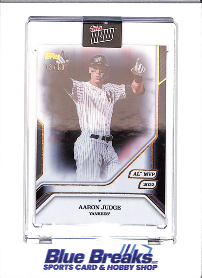 2025 Topps Now - 2022 AL MVP - Aaron Judge - 03/10 - #35 - baseball - Yankees