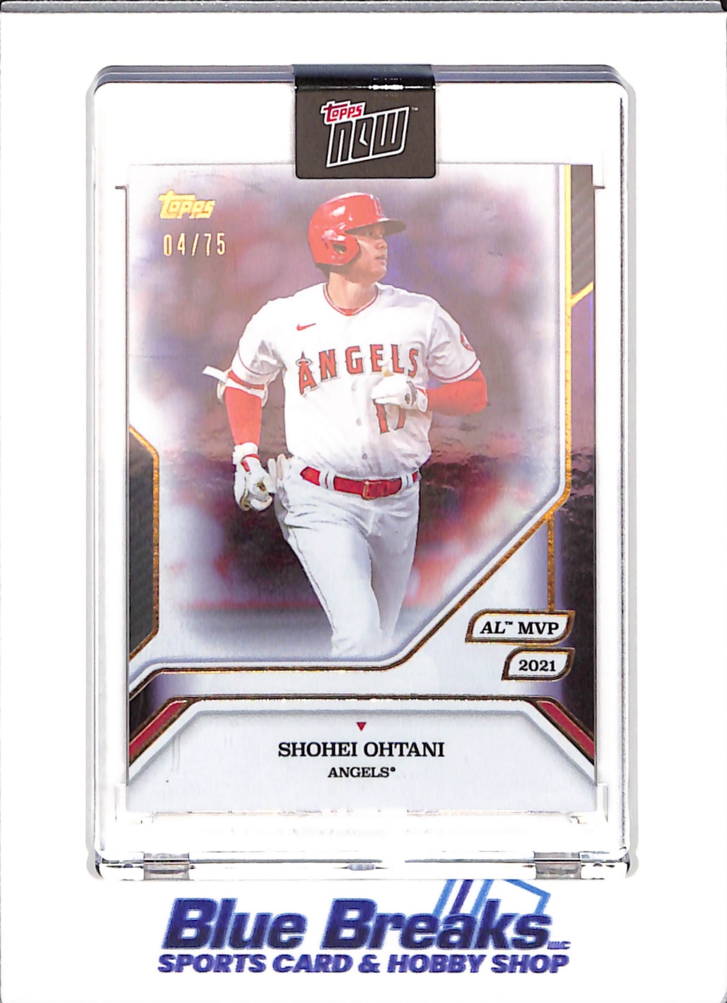 2025 Topps Now - 2021 AL MVP - purple - Shohei Ohtani - 04/75 - #5 - baseball - Angels