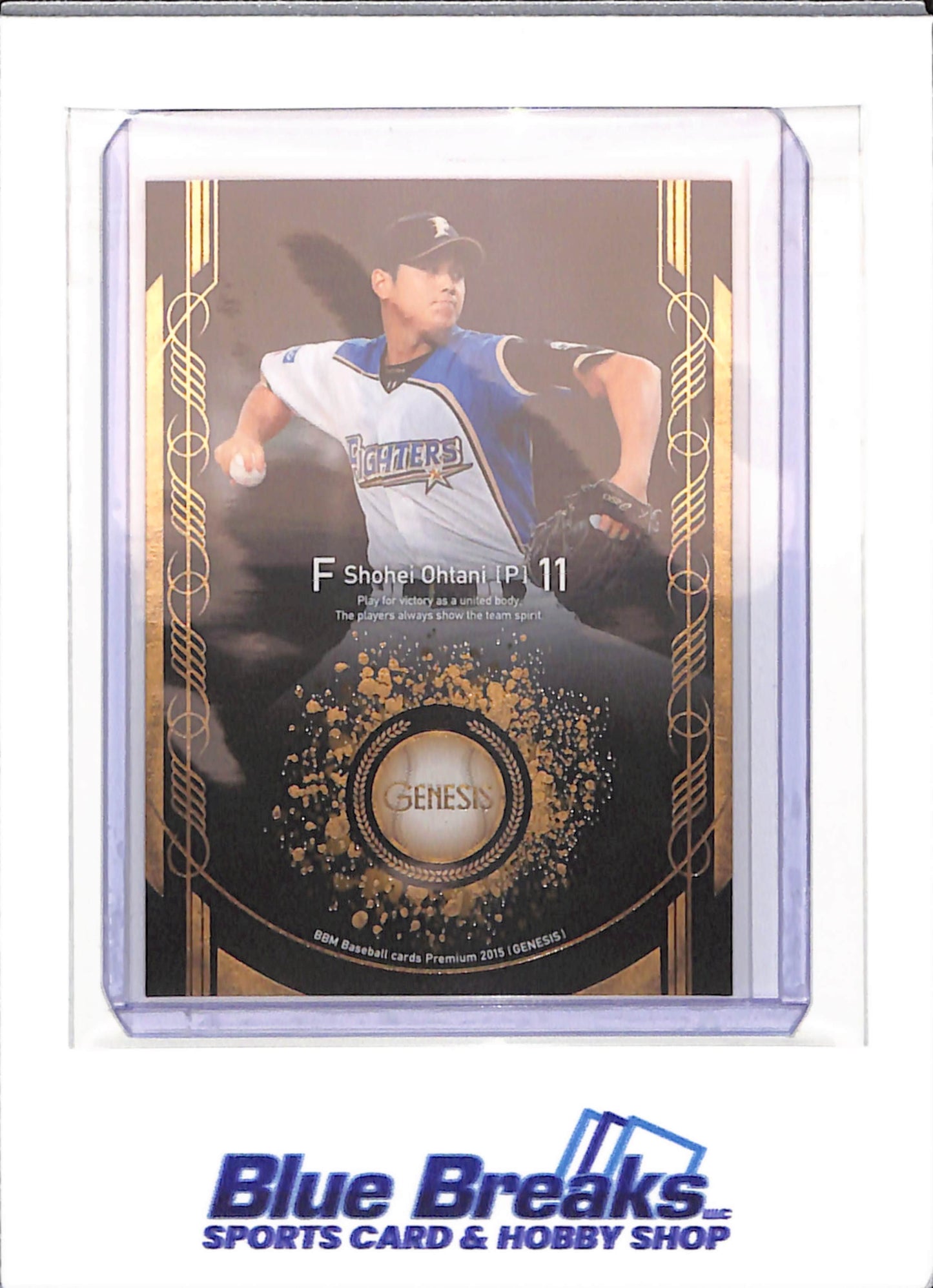 2015 BBM - Genesis - Shohei Ohtani - #019 - baseball - Nippon Ham Fighters - Dodgers