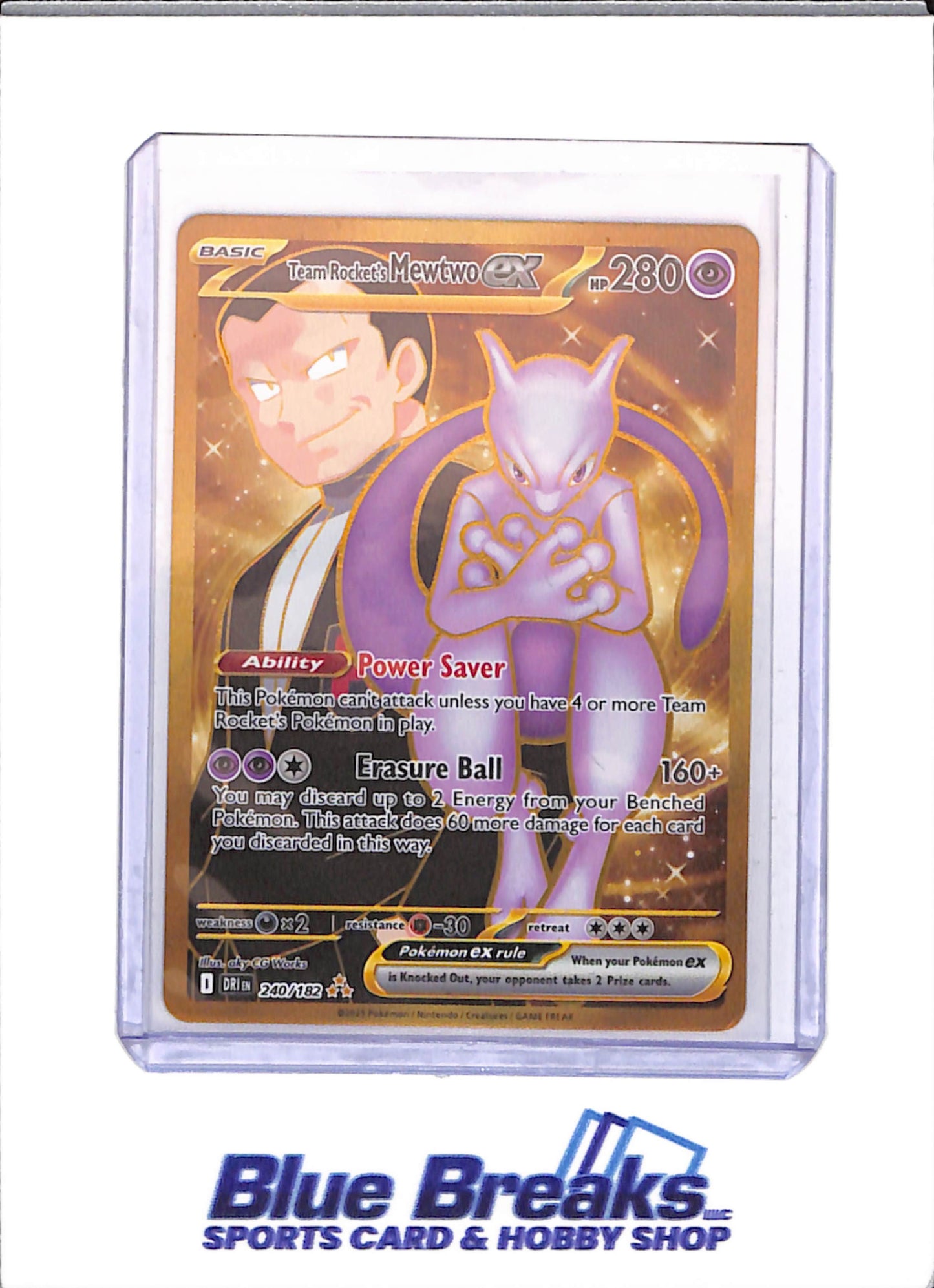2025 Pokémon - Glory of Team Rocket - Hyper Rare - Team Rocket's Mewtwo ex - #240/182