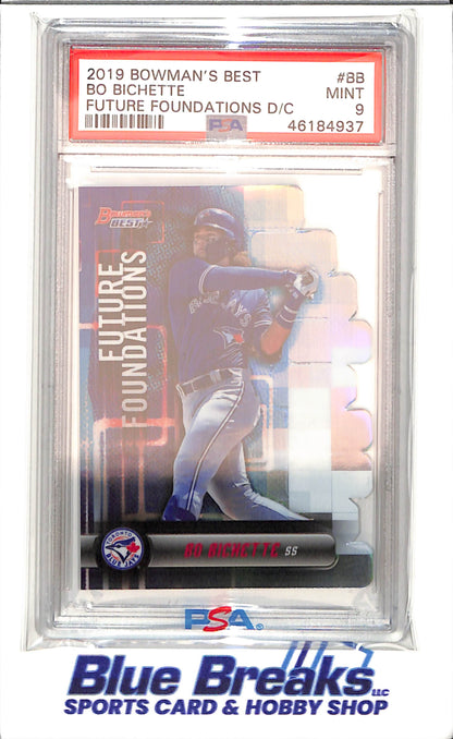 2019 Bowman's Best - Future Foundations - Die Cut - Bo Bichette - #FF-BB - PSA 9 - baseball - Blue Jays