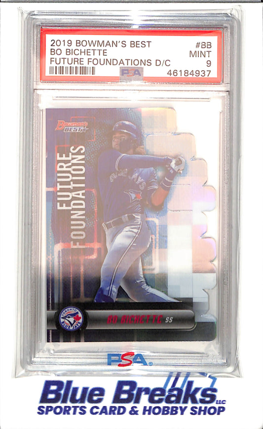 2019 Bowman's Best - Future Foundations - Die Cut - Bo Bichette - #FF-BB - PSA 9 - baseball - Blue Jays