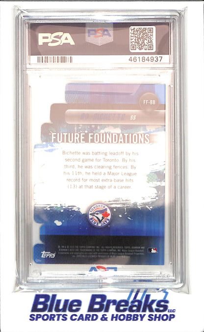 2019 Bowman's Best - Future Foundations - Die Cut - Bo Bichette - #FF-BB - PSA 9 - baseball - Blue Jays