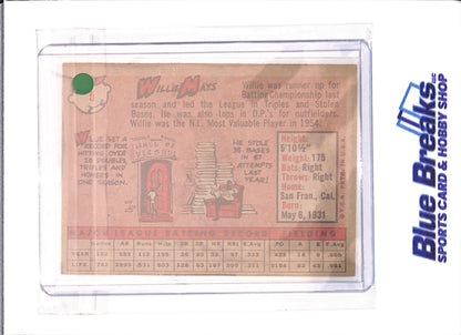 1958 Topps - Willie Mays - #5 - baseball - Giants