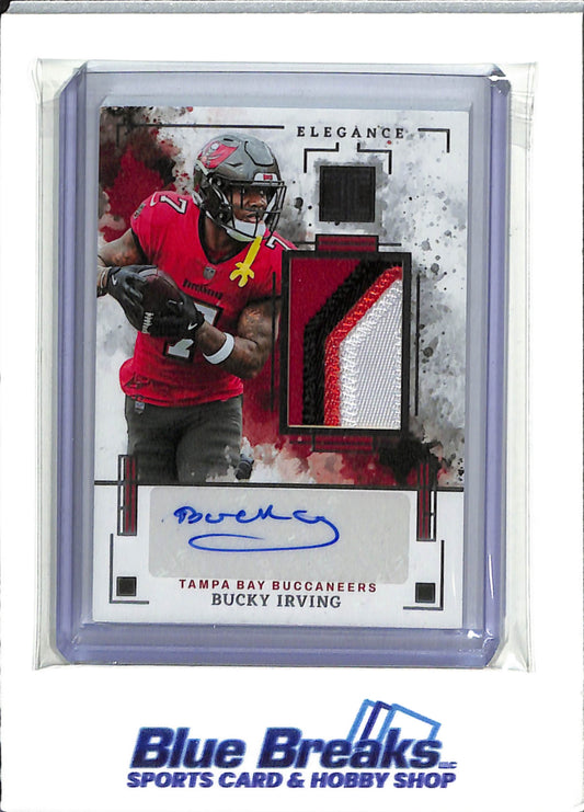 2025 Panini - Impeccable - Elegance - Bucky Irving - relic - auto - 06/75 - #EVPA-BIG - football - Buccaneers