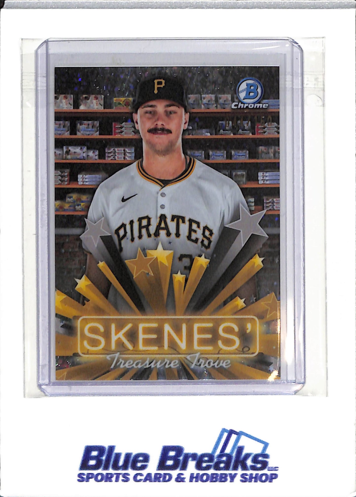 2025 Bowman Chrome - Treasure Trove - mini diamonds - Paul Skenes - 044/150 - #HS-13 - baseball - Pirates