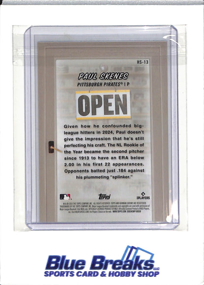 2025 Bowman Chrome - Treasure Trove - mini diamonds - Paul Skenes - 044/150 - #HS-13 - baseball - Pirates