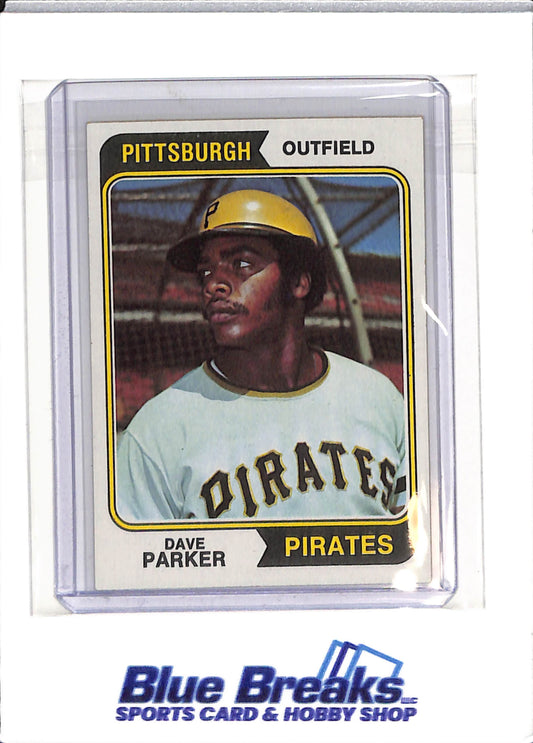 1974 Topps - Dave Parker - #252 - baseball - Pirates - drop