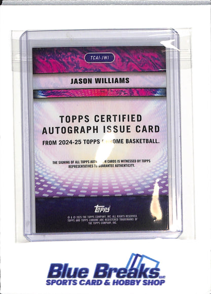 2024-25 Topps Chrome - Jason Williams - #TCAI-JWI - basketball - Grizzlies - drop