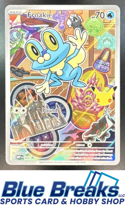 2025 Pokemon MEP Black Star Promos Froakie #060 First Partner Illustration Collection Series 3