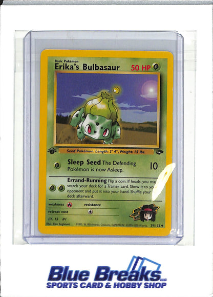 2000 Pokémon - Gym Challenge - Erika's Bulbasaur - 1st Edition - #39/132