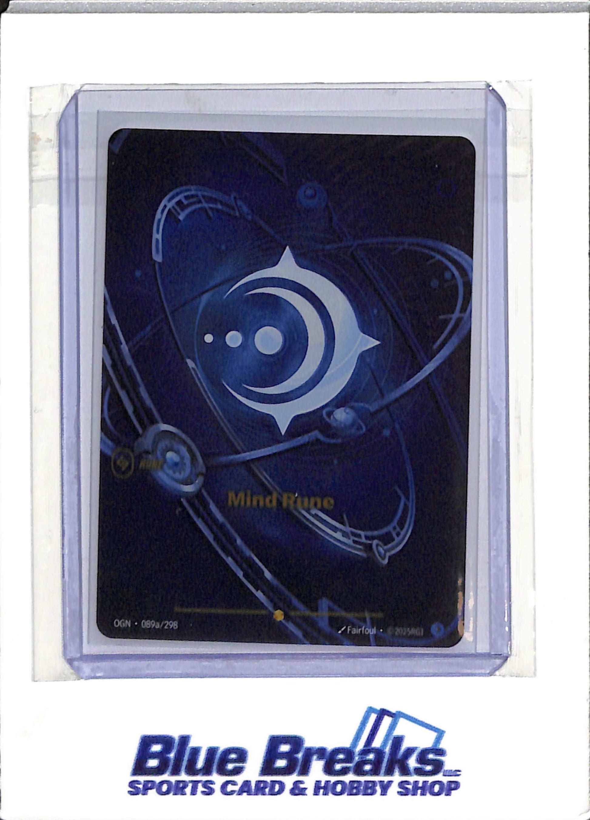 2025 Riftbound - League of Legends - Mind Rune - #089a/298 – Blue ...