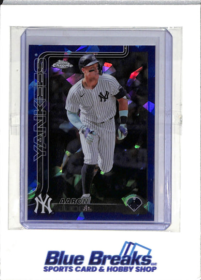 2025 Topps Chrome - Sapphire - Aaron Judge - #99 - baseball - Yankees