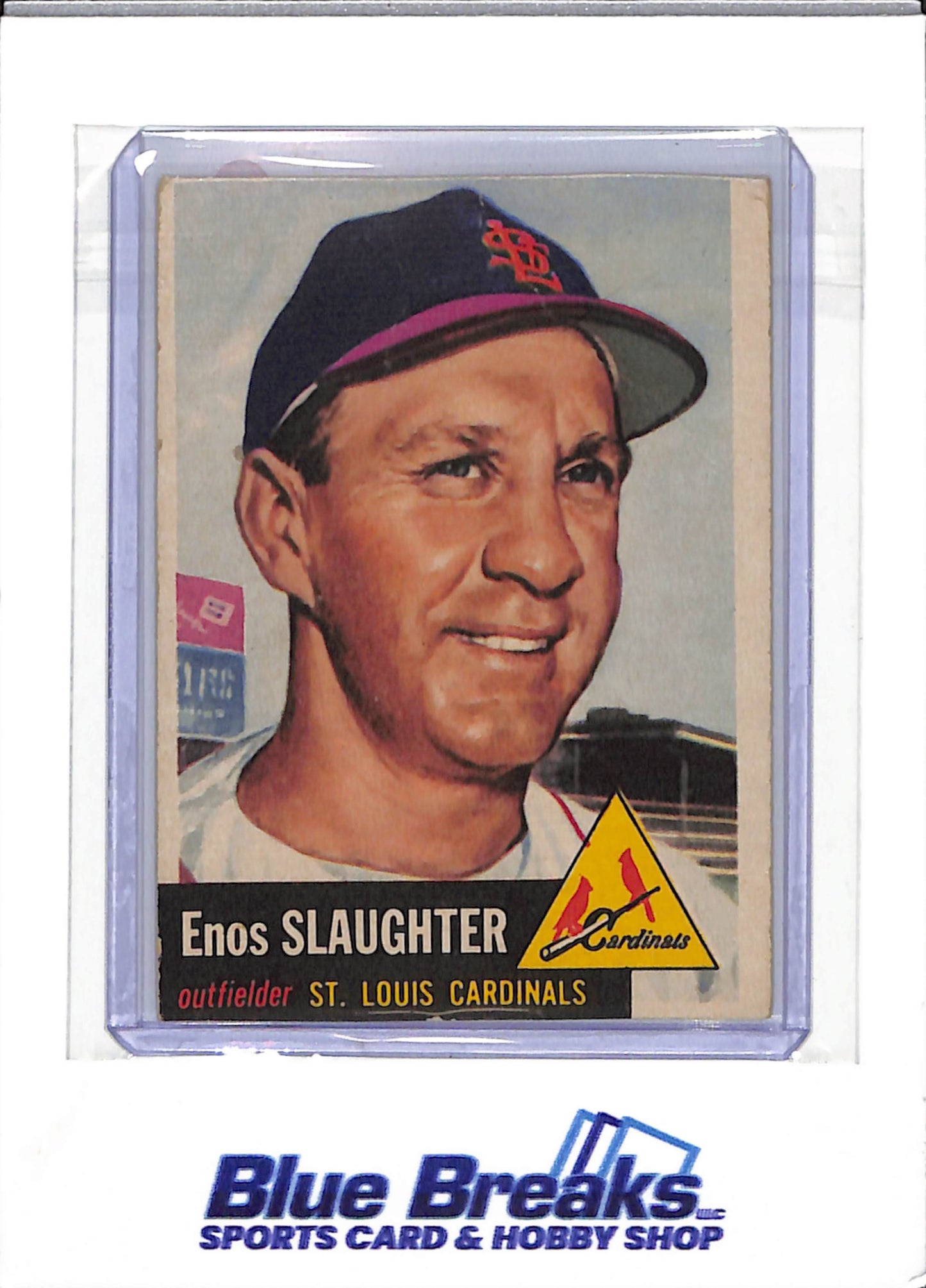 1952 Topps - Enos Slaughter - #41 - baseball - Cardinals