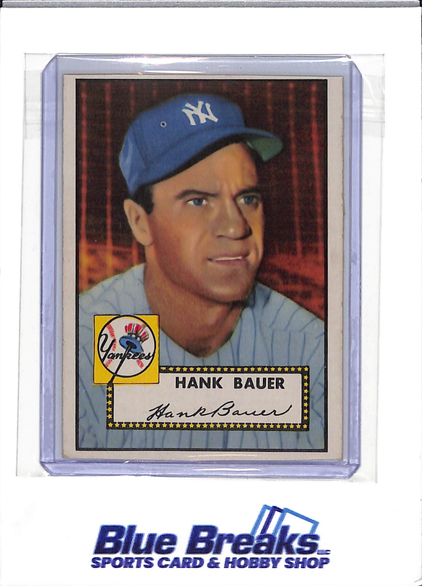 1952 Topps - Henry "Hank" Bauer - #215 - baseball - Yankees