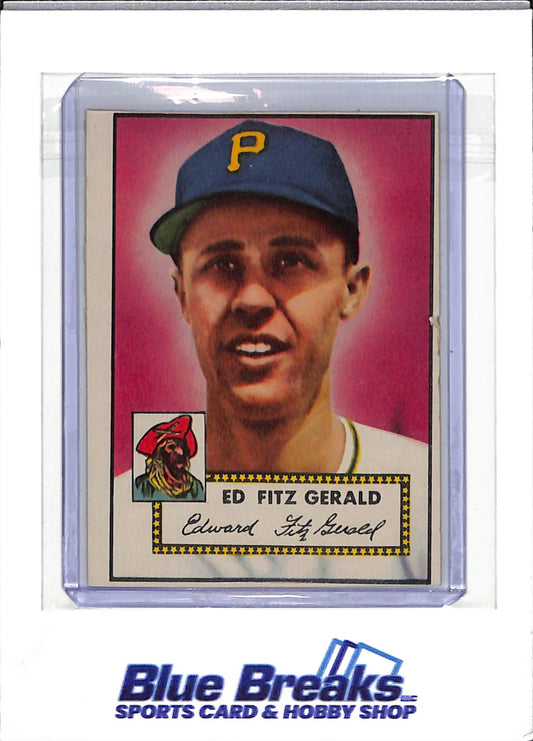 1952 Topps - Ed Fitz Gerald - #236 - baseball - Pirates