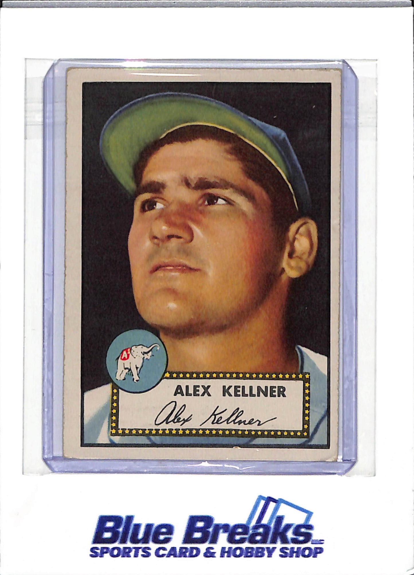 1952 Topps - Alex Kellner - #201 - baseball - Athletics