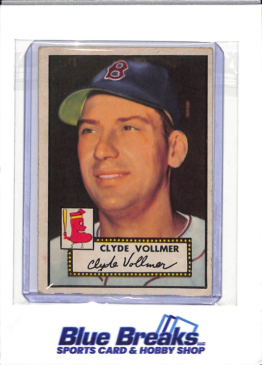 1952 Topps - Clyde Vollmer - #255 - baseball - Red Sox