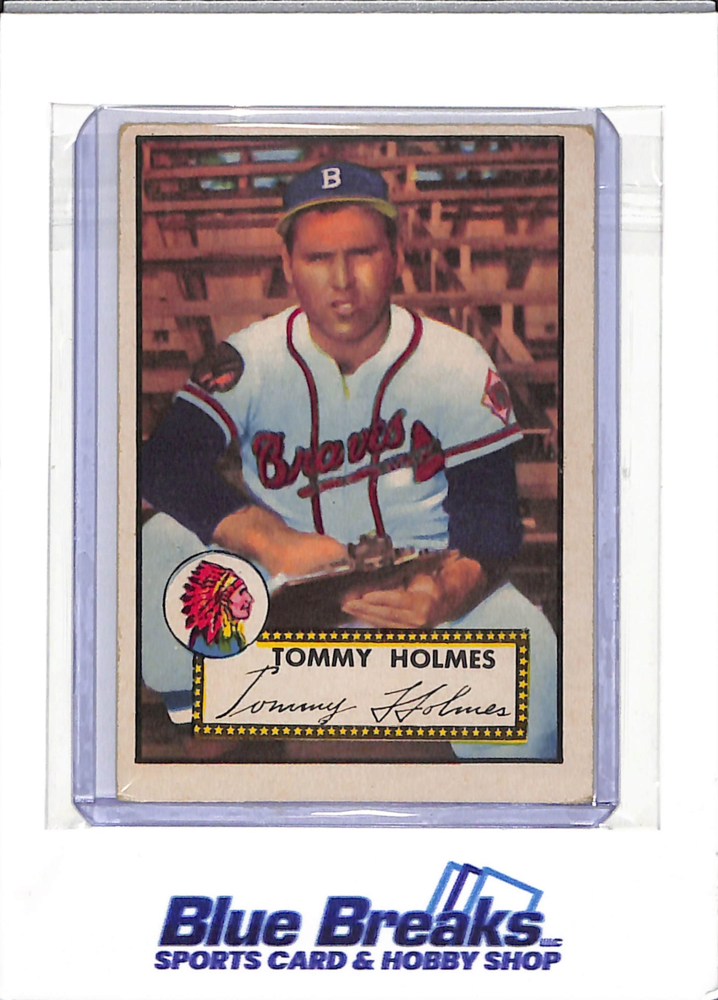 1952 Topps - Tommy Holmes - #280 - baseball - Braves