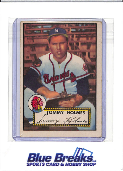 1952 Topps - Tommy Holmes - #280 - baseball - Braves