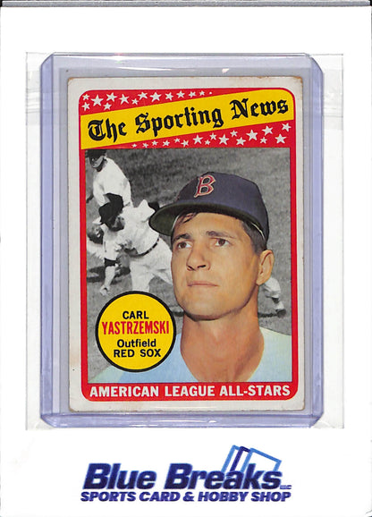 1969 Topps - The Sporting News - American League All-Stars - Carl Yastrzemski - #425 - baseball - Red Sox