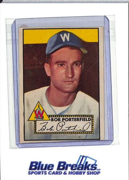1952 Topps - Bob Porterfield - #301 - baseball - Senators