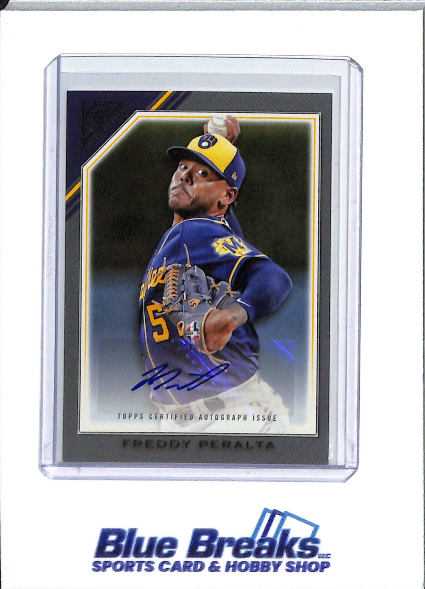 2022 Topps - Gallery - Freddy Peralta - auto - #VA-FP - baseball - Brewers