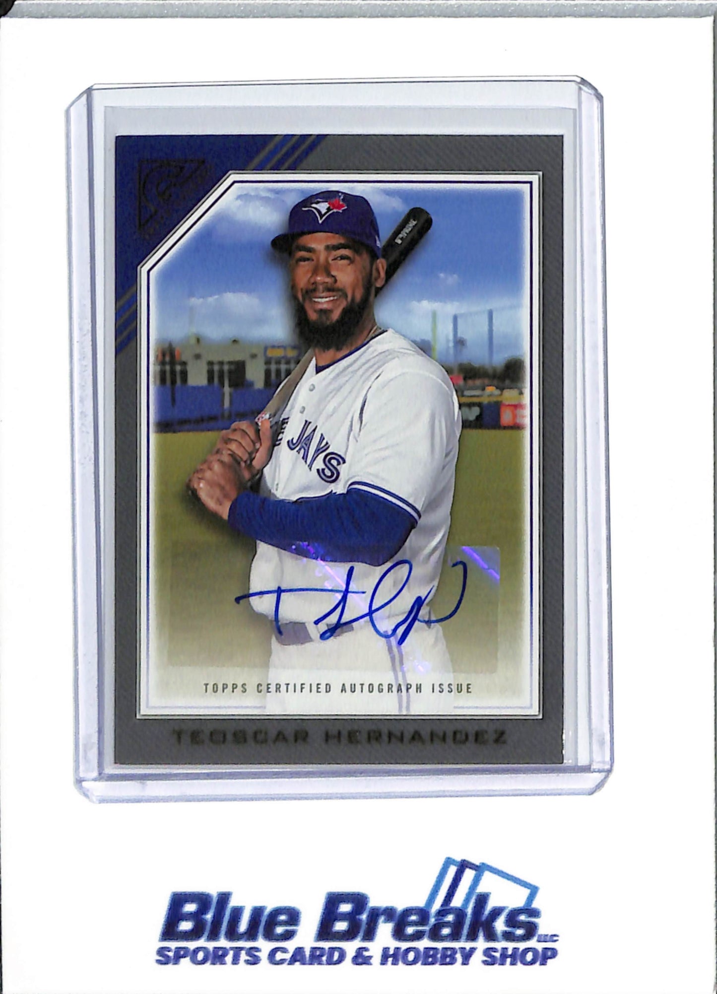 2022 Topps - Gallery - Teoscar Hernandez - auto - #VA-TH - baseball - Blue Jays