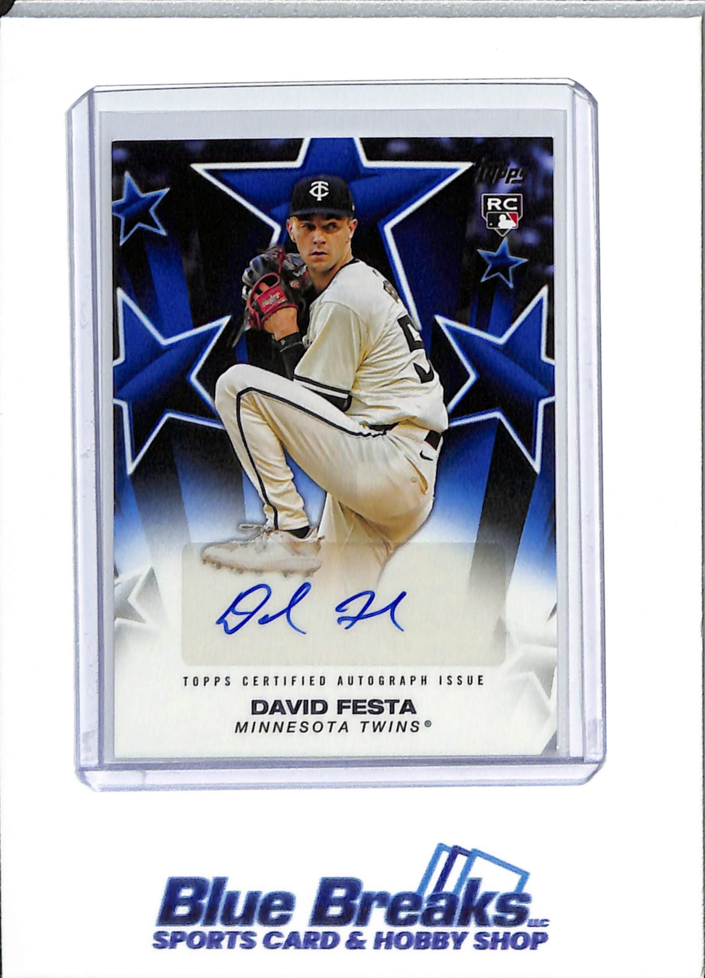 2025 Topps - Baseball Stars - David Festa - auto - 041/150 - RC -#BSA-DF - baseball - Twins