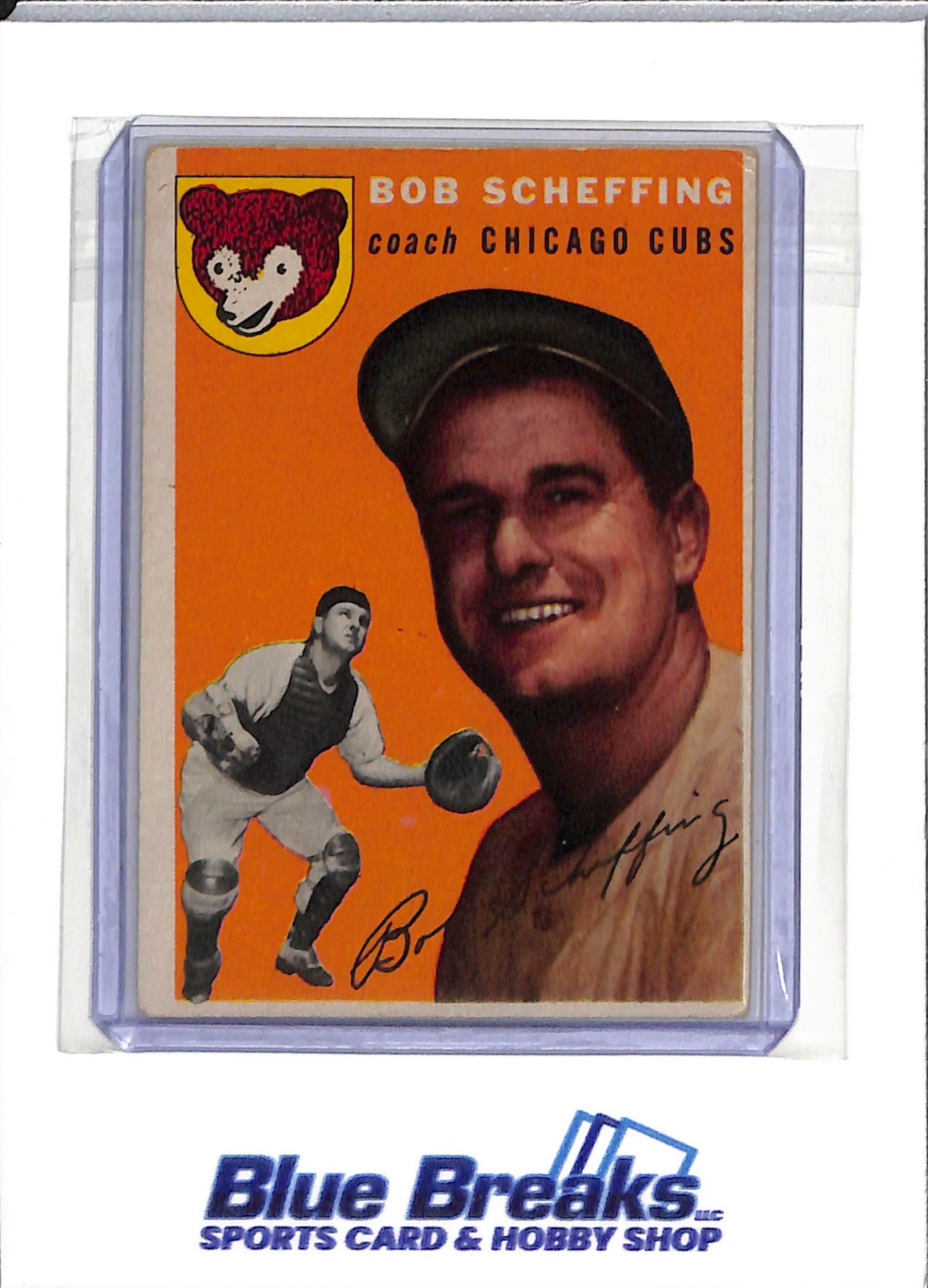 1954 Topps - Bob Scheffing - #76 - baseball - Cubs
