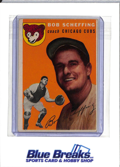 1954 Topps - Bob Scheffing - #76 - baseball - Cubs