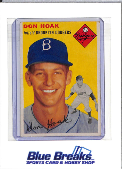 1954 Topps - Don Hoak - #211 - baseball - Dodgers