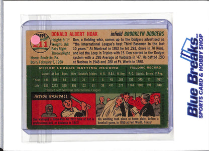 1954 Topps - Don Hoak - #211 - baseball - Dodgers