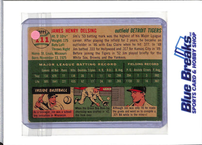 1954 Topps - Jim Delsing - #111 - baseball - Tigers